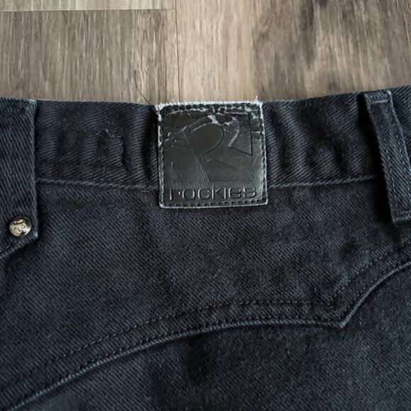 Vintage Rockies Jeans Women's Size 15/16 High Rise Western Denim Jeans 34 Inseam - Picture 6 of 9